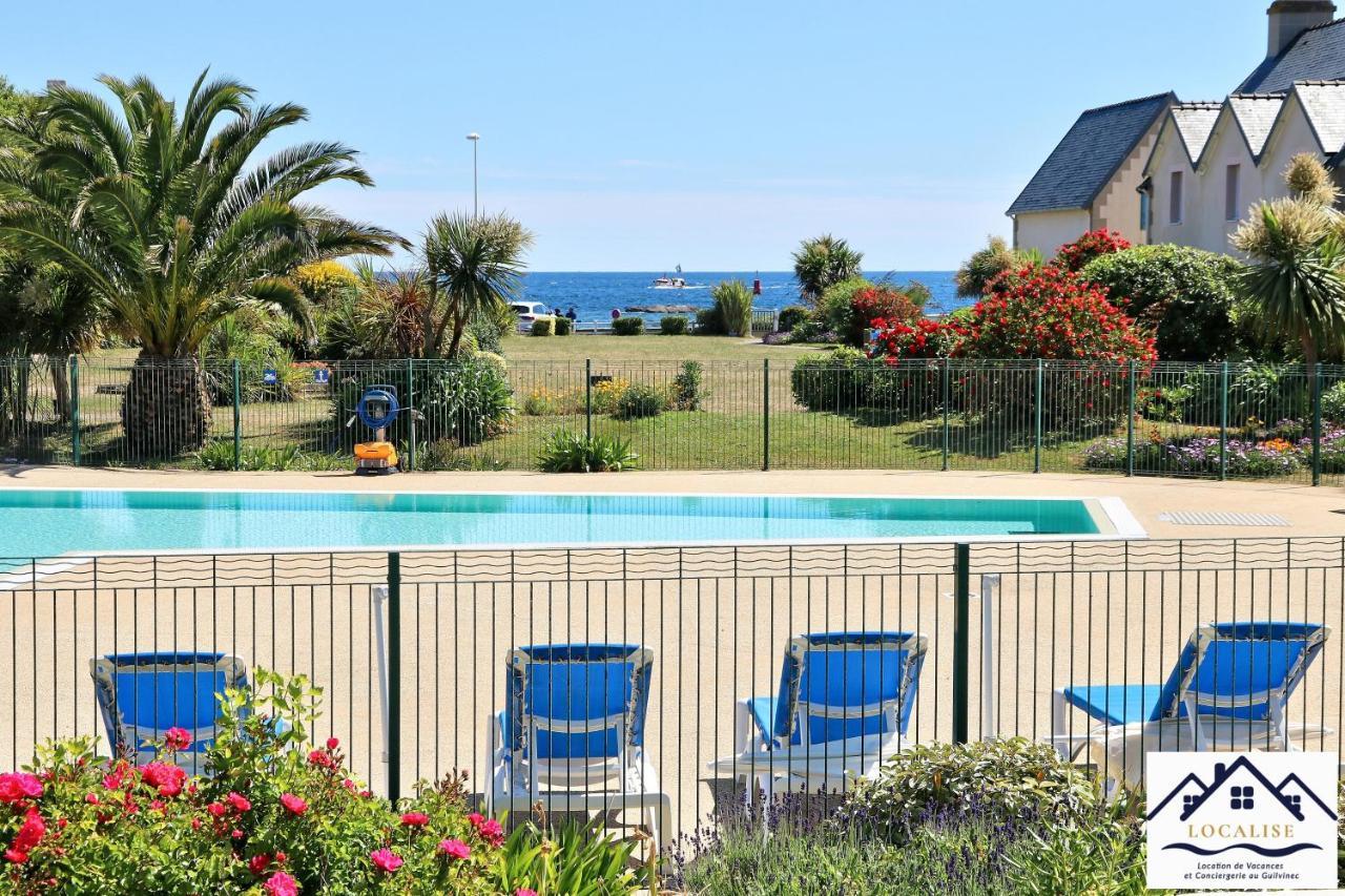 Localise - A06 - Entierement De Plain-Pied Avec Petite Vue Mer - Donnant Sur La Piscine Et Le Jardin - Wifi Inclus - Draps Inclus - Guilvinec Ngoại thất bức ảnh