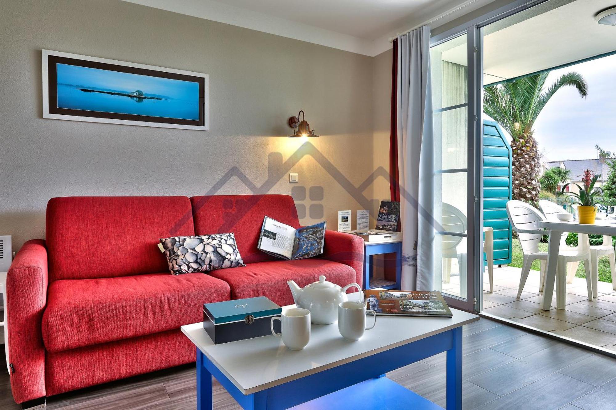 Localise - A06 - Entierement De Plain-Pied Avec Petite Vue Mer - Donnant Sur La Piscine Et Le Jardin - Wifi Inclus - Draps Inclus - Guilvinec Ngoại thất bức ảnh